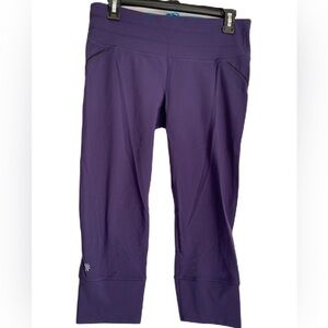 Athleta Purple Workout Exercise Pants Size: Medium